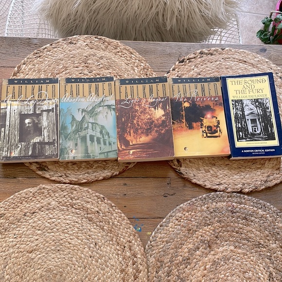 Set of 5 | William Faulkner | As I Lay Dying | Absalom, Absalom! | Light In Aug - Picture 2 of 2
